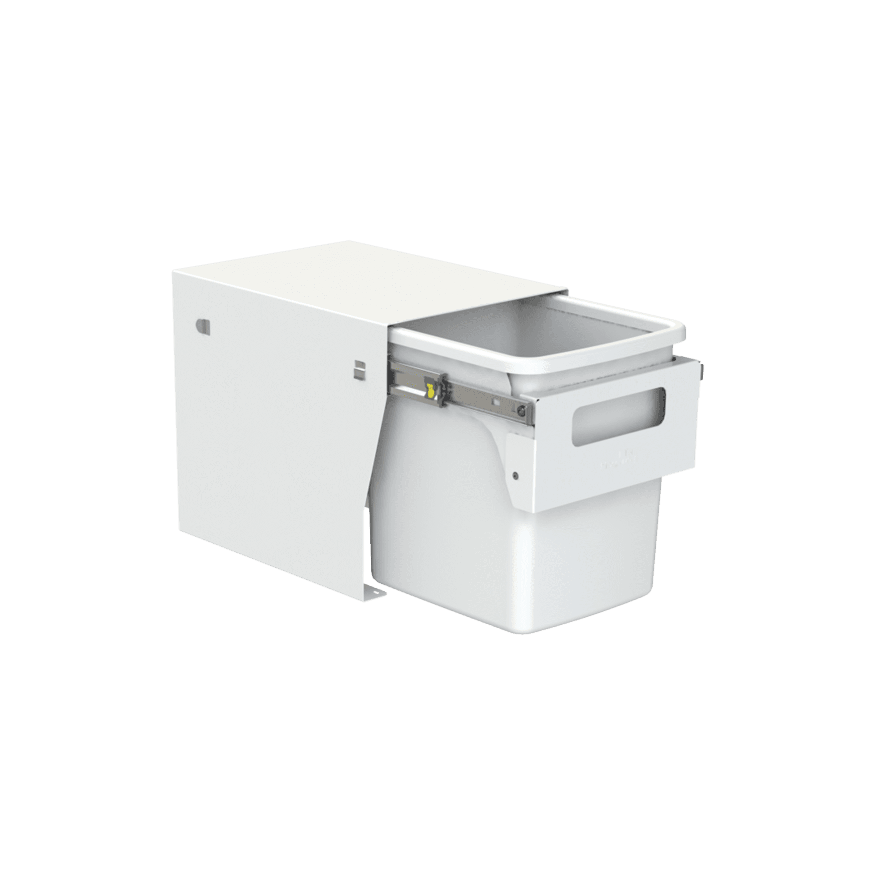 Compact Floor Mount Bin 1 x 15L | Handle Pull