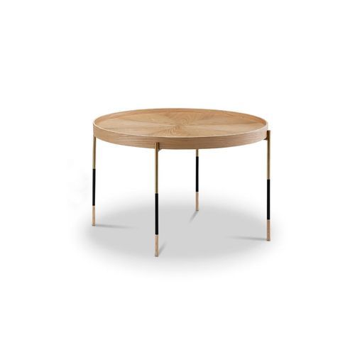 DELTA Round Coffee Table 65cm - Ash