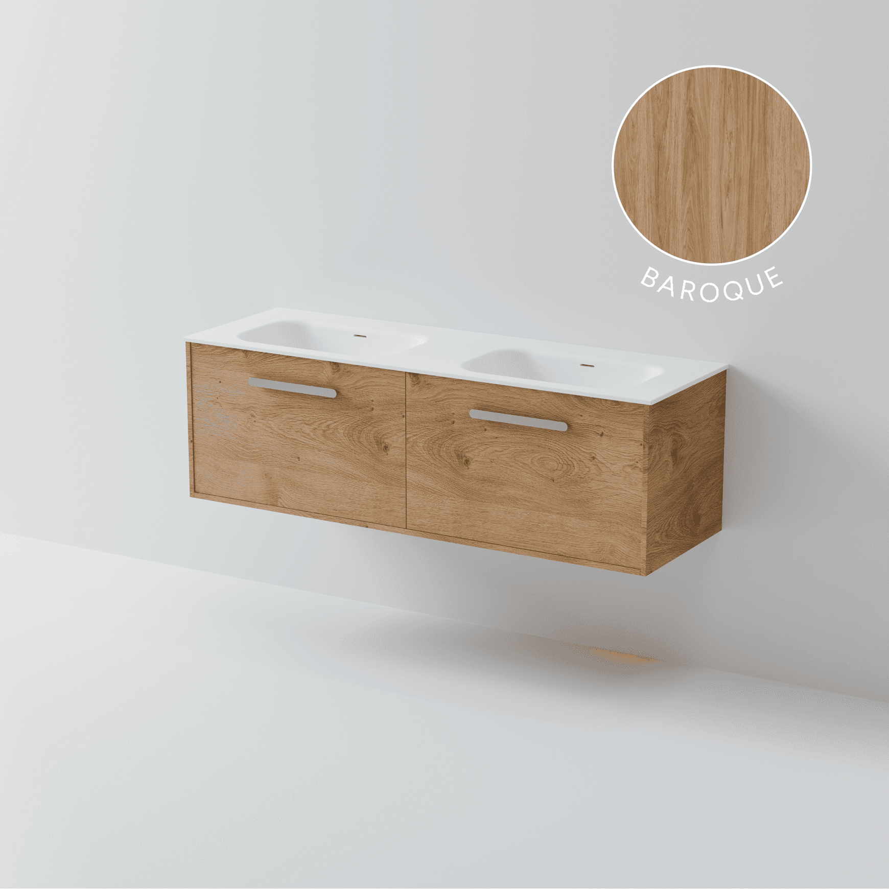 Hako 1500 Double Inset Basin Vanity