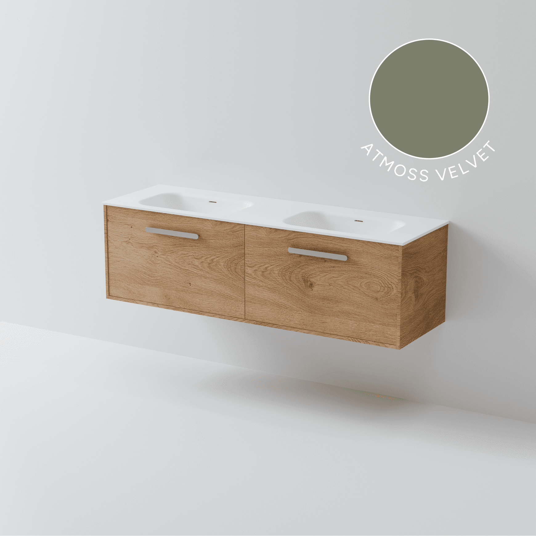 Hako 1600 Double Inset Basin Vanity
