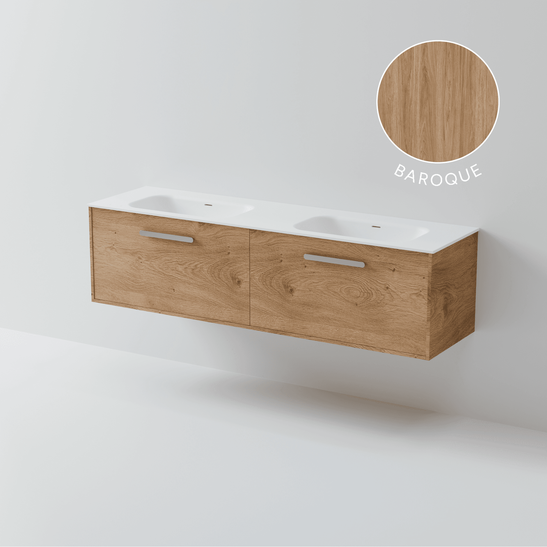 Hako 1800 Double Inset Basin Vanity