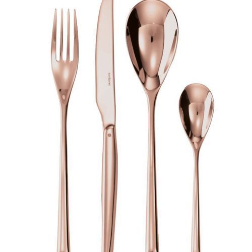 H-Art PVD Copper 24pce Flatware Set