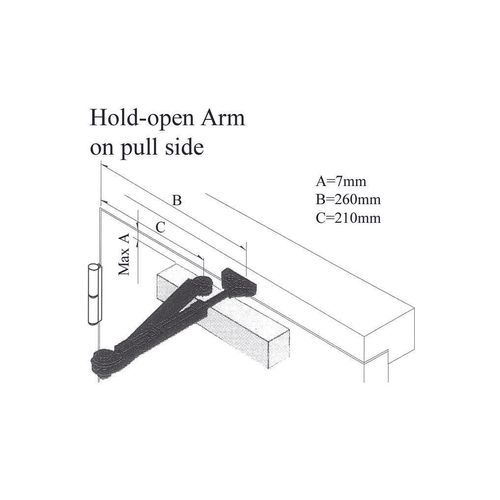Hold Open Arm-Pull Side Accessories