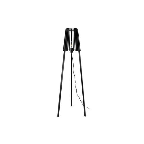 Fidel Timber Floor Lamp 1.3M - Black