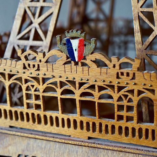 Wooden Eiffel Tower Model
