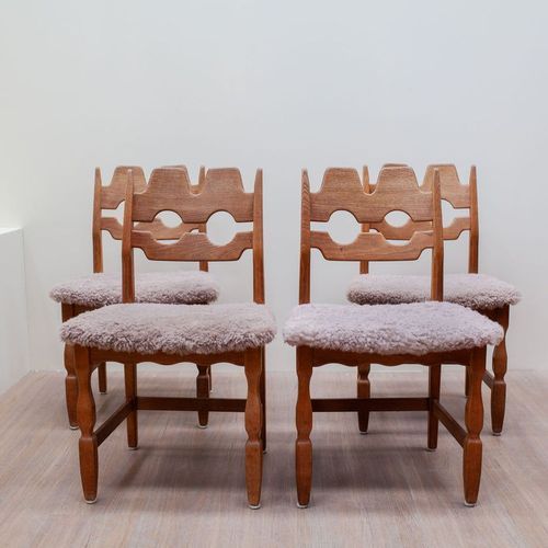 Razor Back Dining Chairs by Henning Kjærnulf