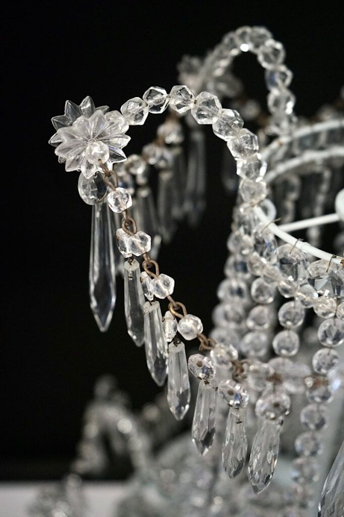French Neoclassical Cascade Chandelier
