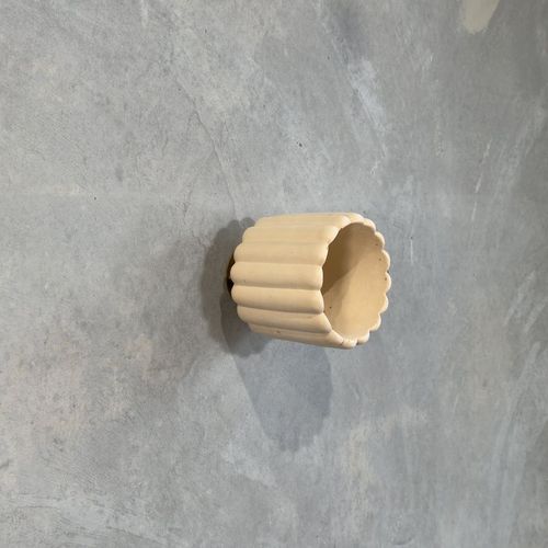 Small Fluted Wall Light with Batten Holder