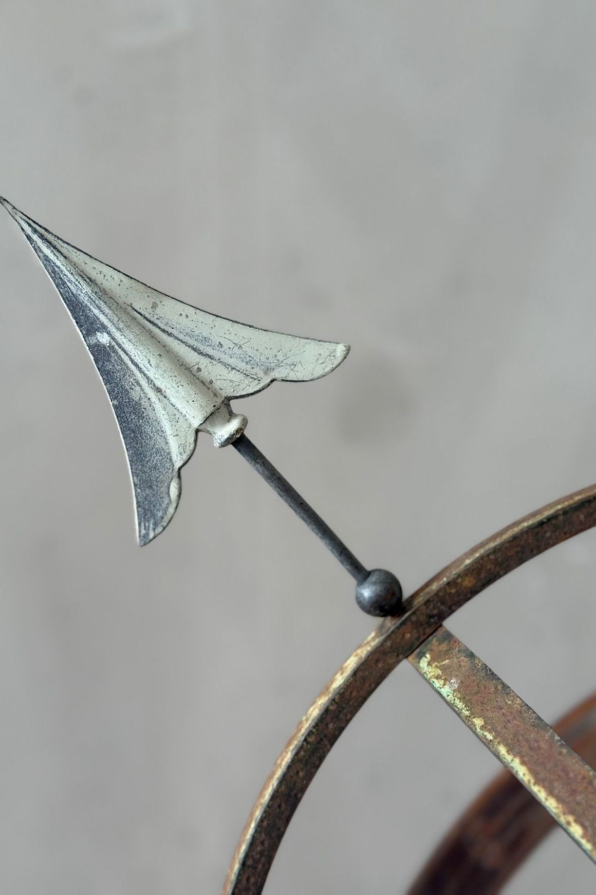 Vintage Metal Garden Sundial