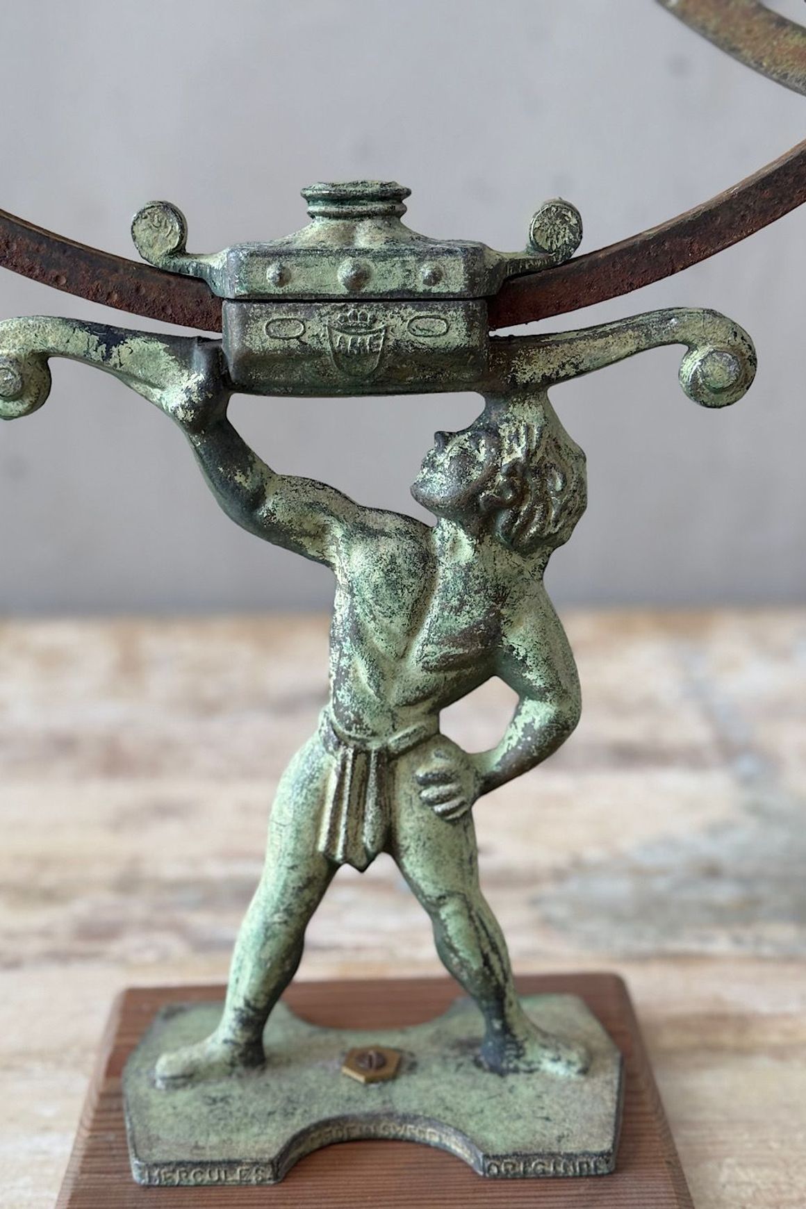 Vintage Metal Garden Sundial