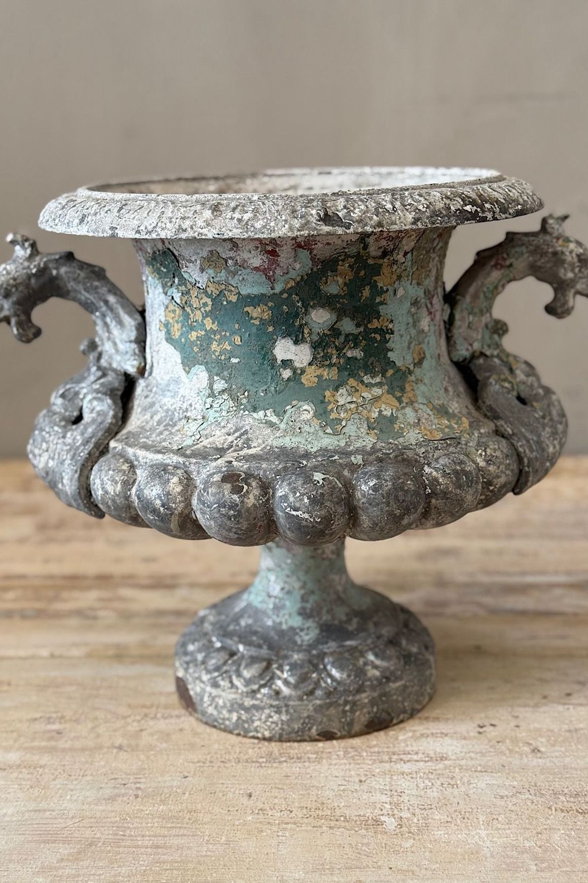 French Cast Iron Urn