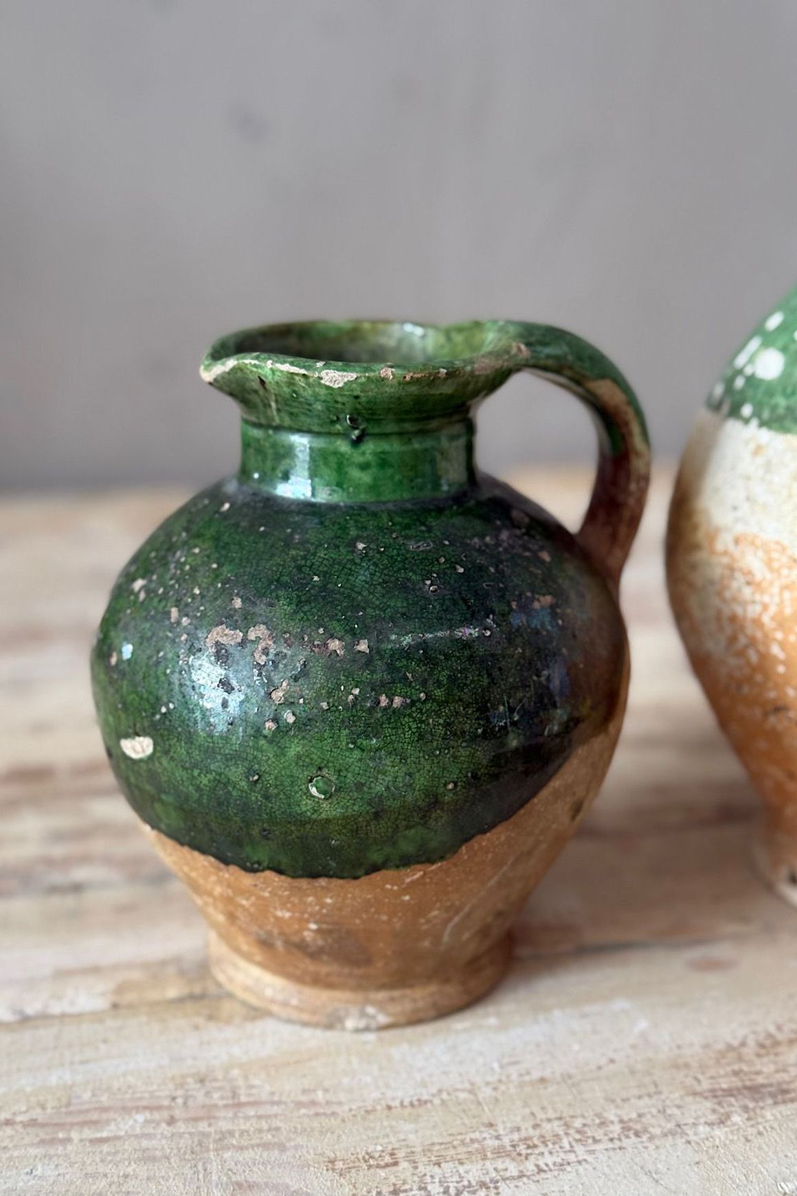 French Terracotta Oil Jugs (Pair)
