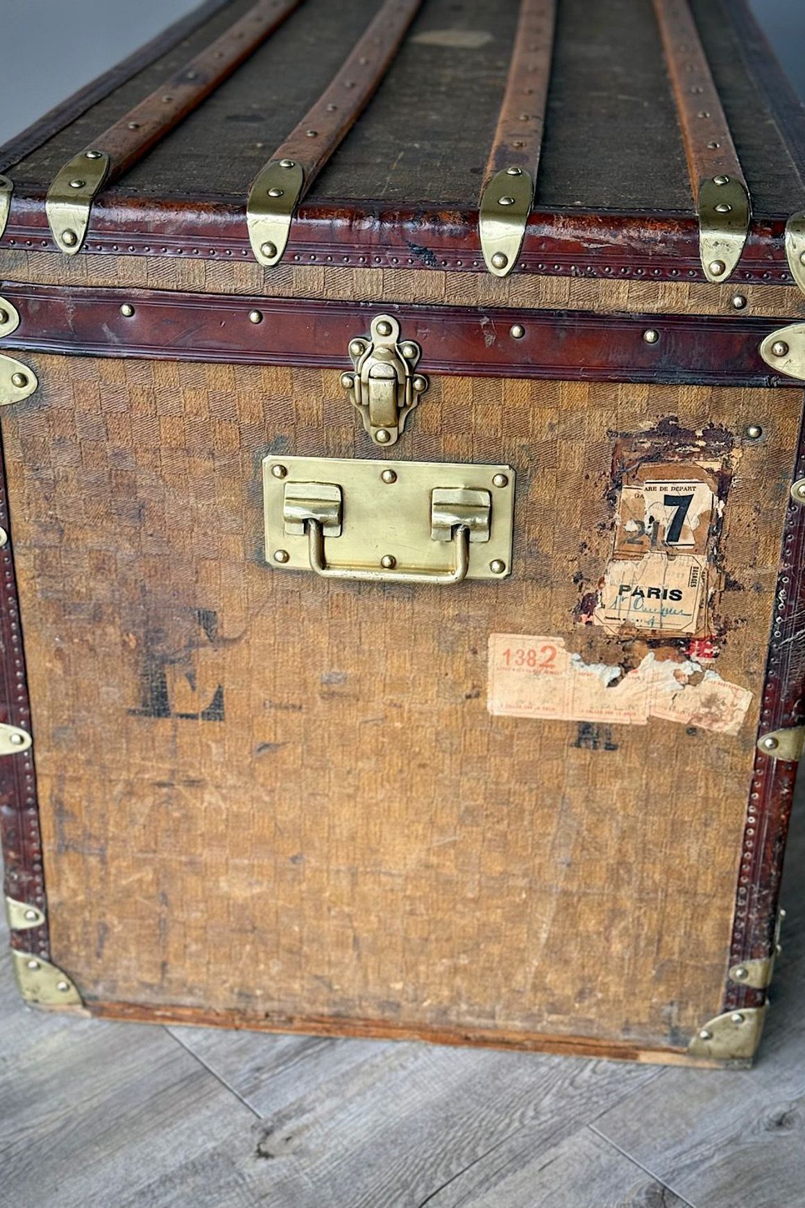 Antique French Travelling Trunk