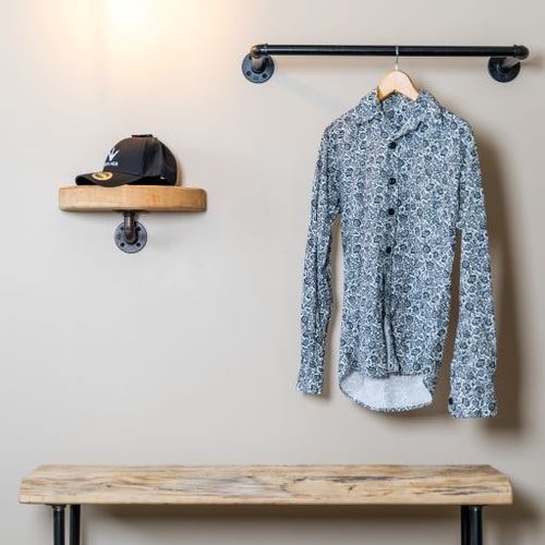 Industrial Clothing Rail