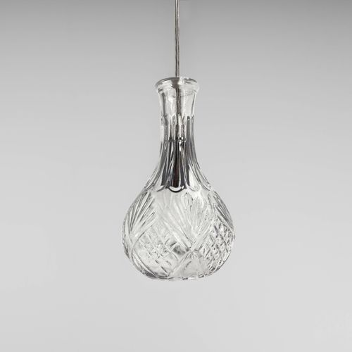 Wine Decanter Glass Pendant Light - Sherry