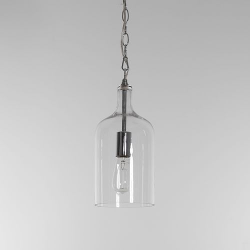 Kendal Glass Pendant Light - Chrome