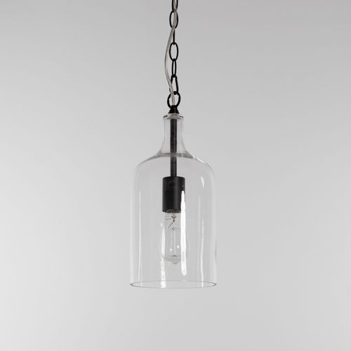 Kendal Glass Pendant Light - Black