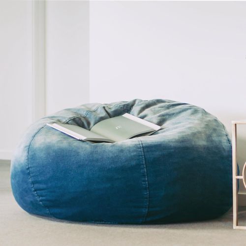 Denim Ombre Bean Bag