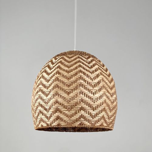Rattan Cane Pendant Light - Sunset - 2 Sizes
