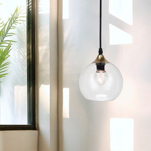 Frankie | Glass Pendant Light - Gold