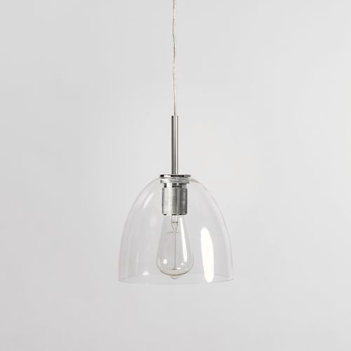 Preston | Glass Pendant Light - Chrome