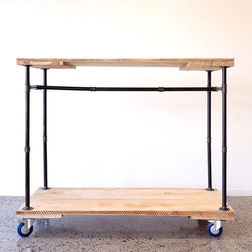Rustic Clothing Rack Unit Large