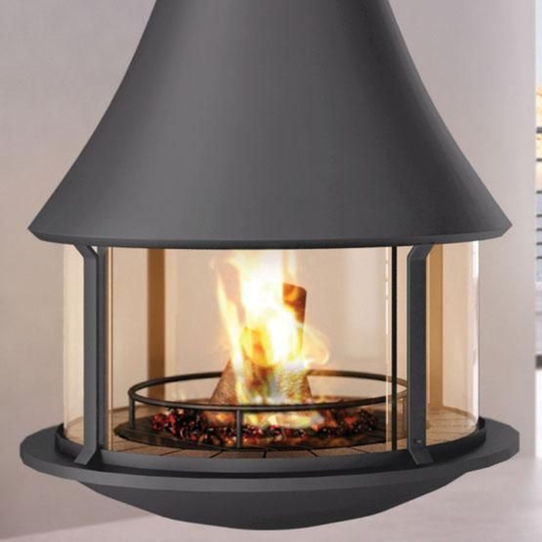 Jc Bordelet Zelia 908 Suspended Fireplace