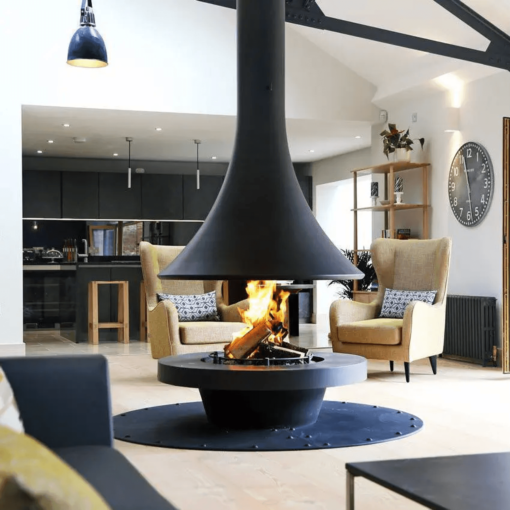Jc Bordelet Eva 992 Suspended Fireplace