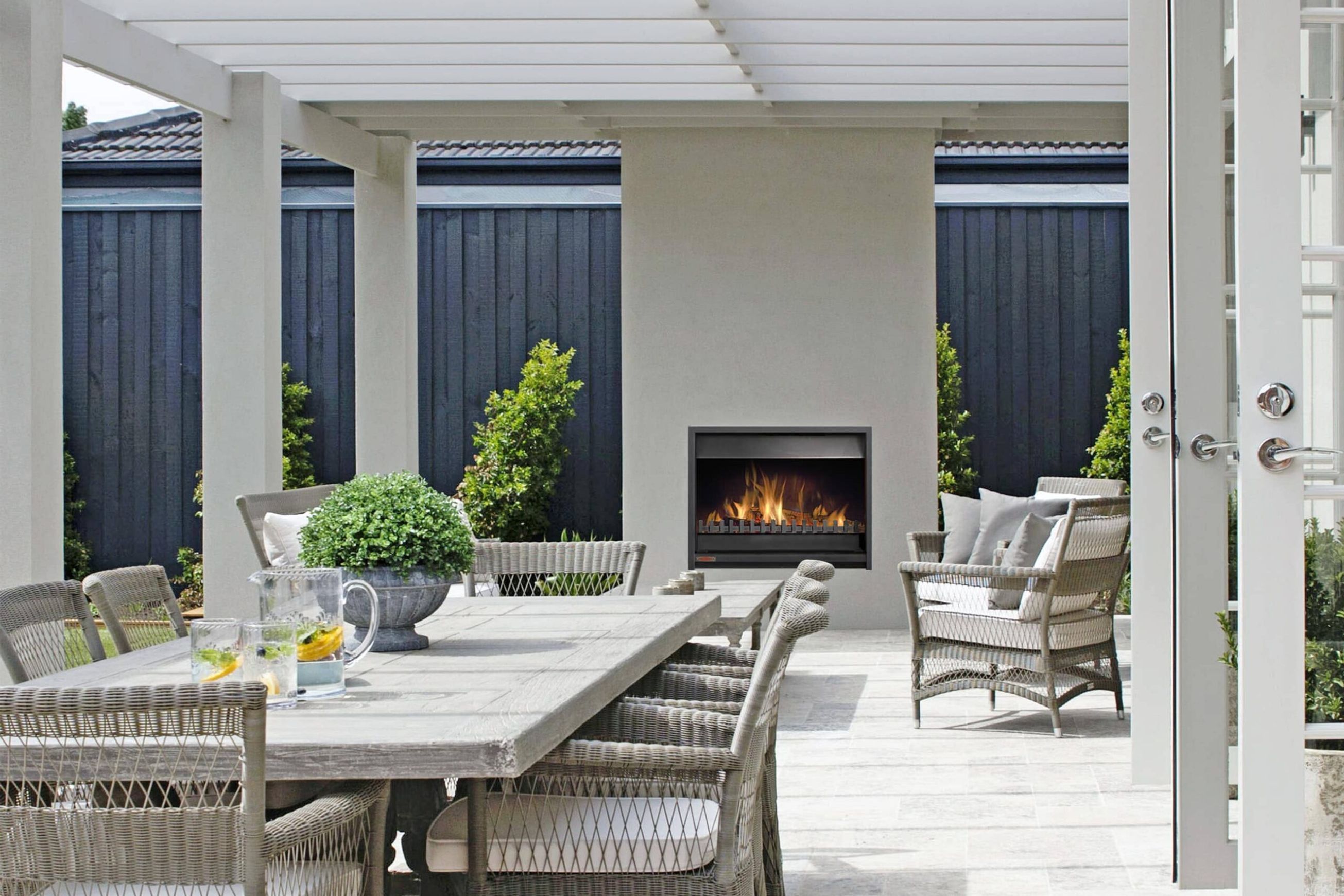Open Wood Universal Fireplaces