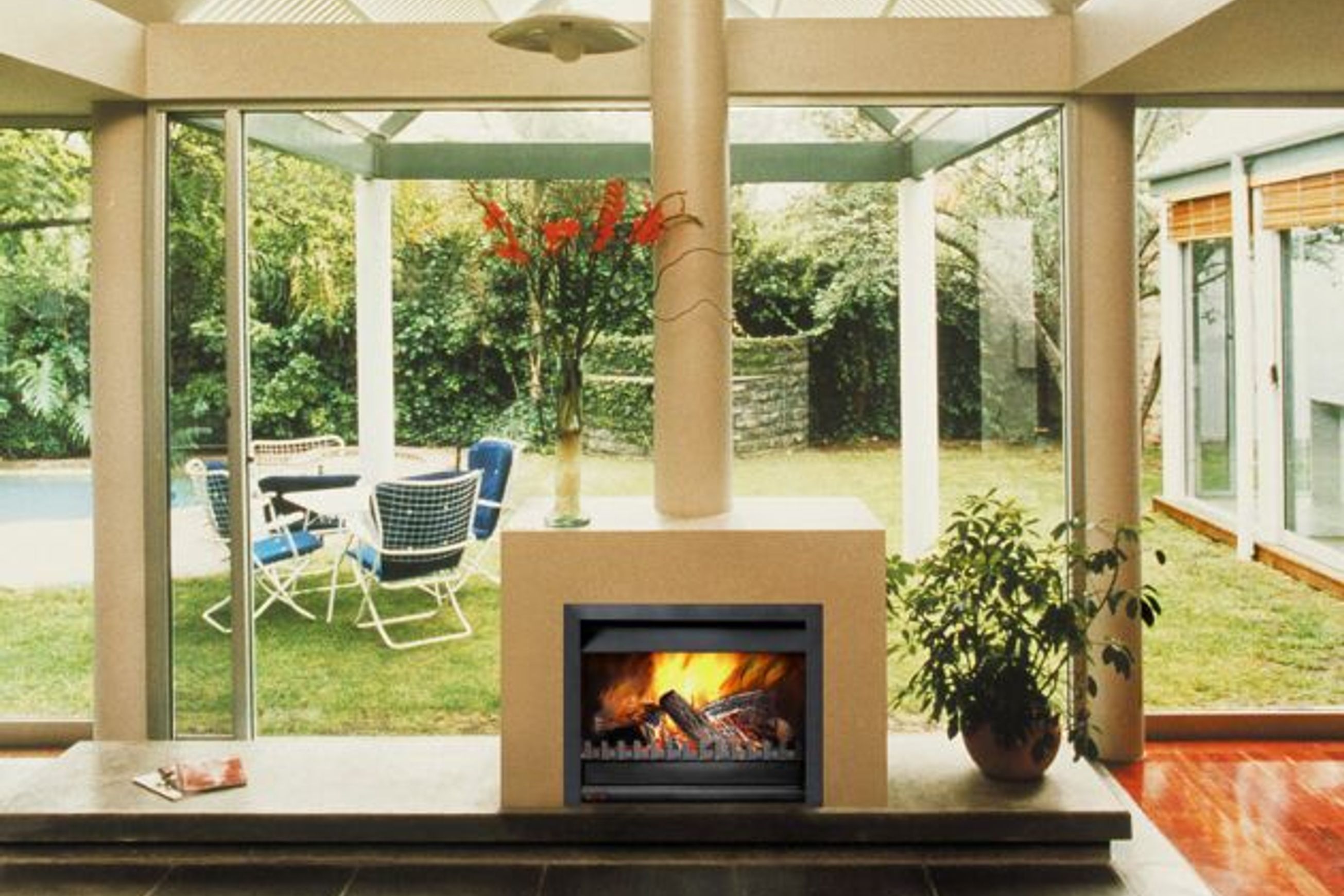 Open Wood Universal Fireplaces