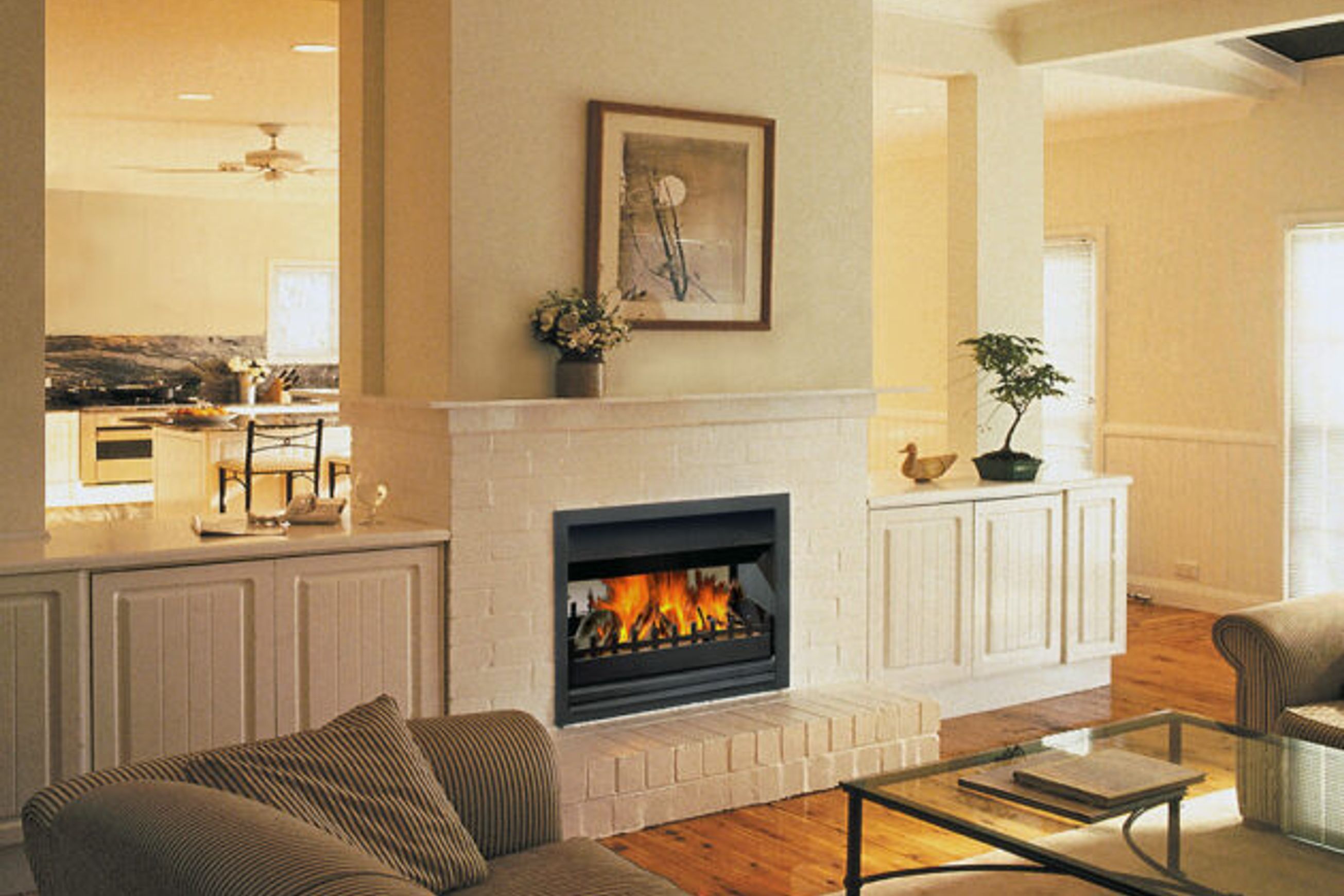 Open Wood Universal Fireplaces