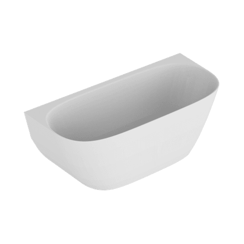 Kurv 1700 Back To Wall Bath Matt White