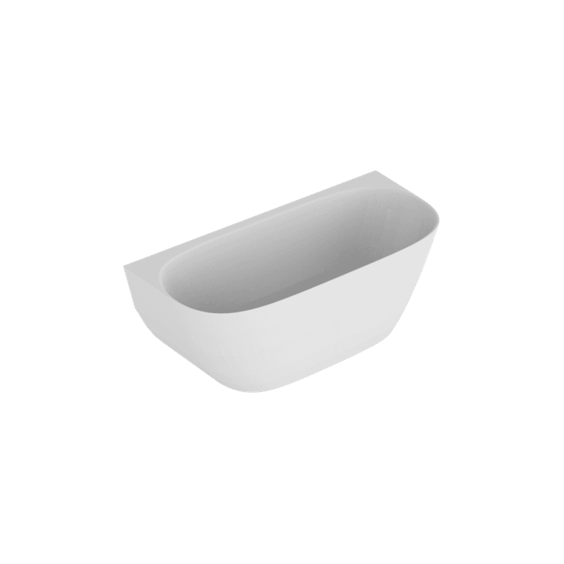 Kurv 1700 Back To Wall Bath Matt White