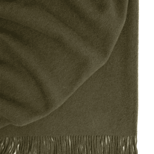 Weave Home Nevis Throw Blanket - Kelp | NZ Lambswool
