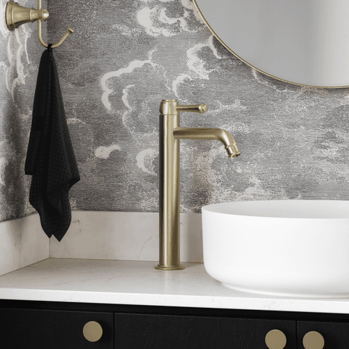 Kingsley Extended Basin Mixer - Brushed Brass