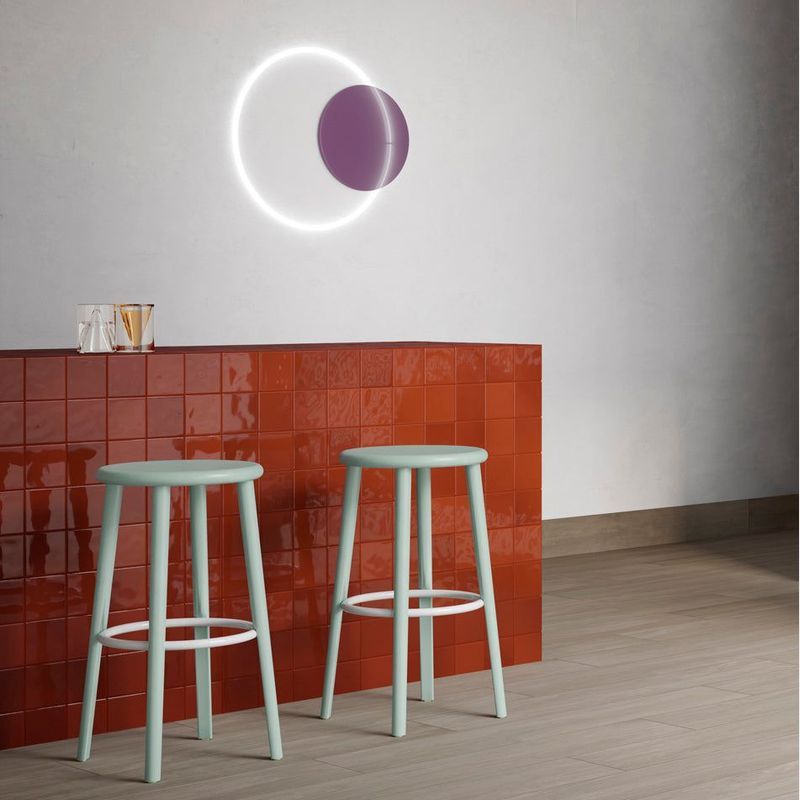 Rebel Lava Red Gloss 100x100mm