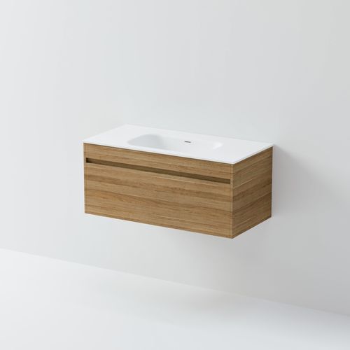 Luxe 1000 Wall Hung Vanity | Single Drawer