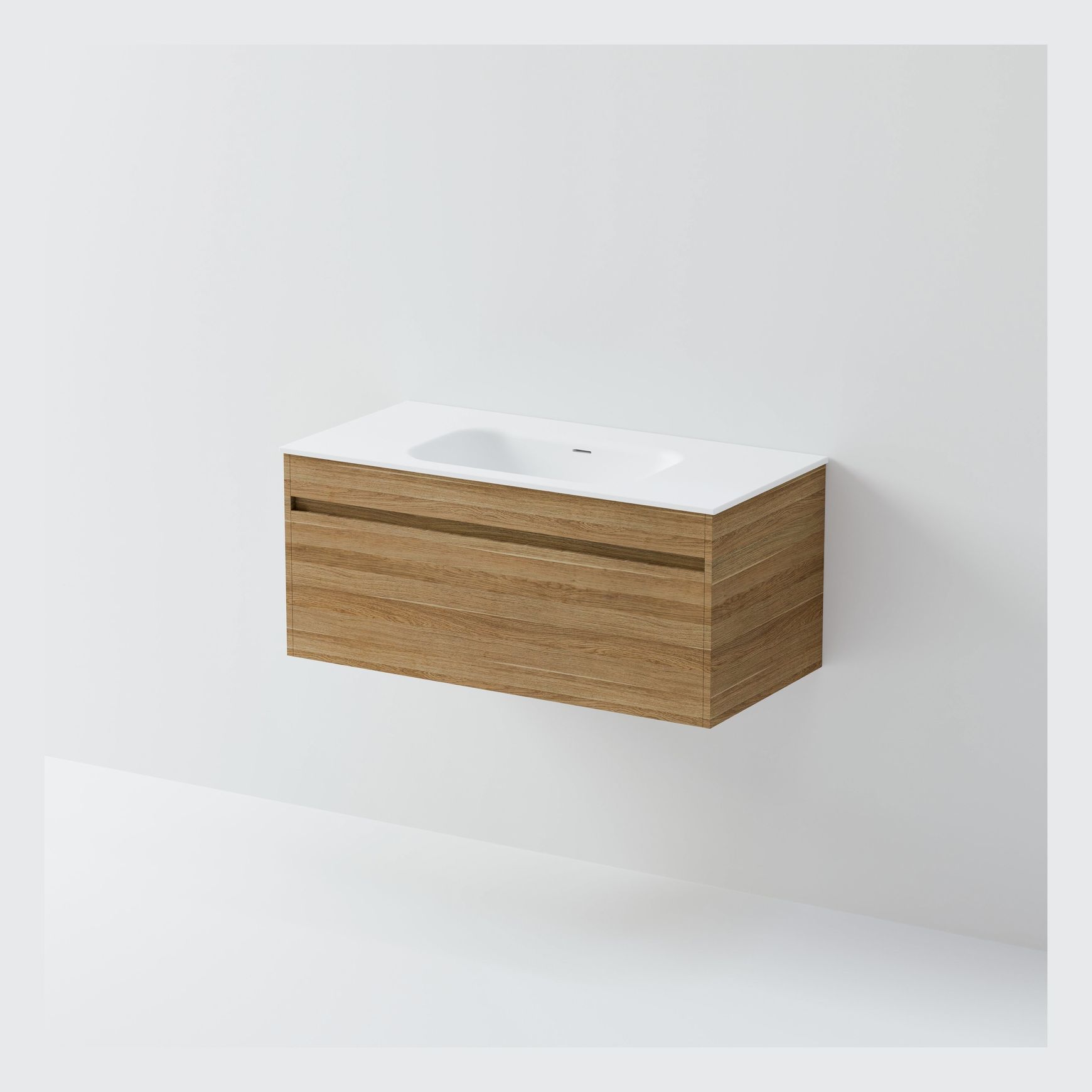 Luxe 1000 Wall Hung Vanity | Single Drawer