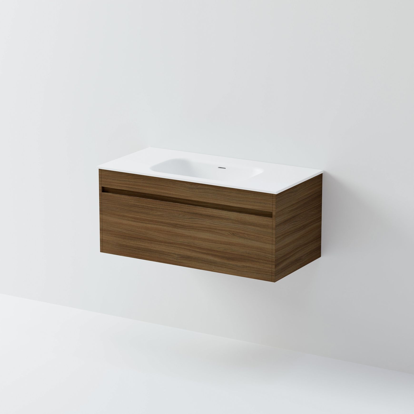 Luxe 1000 Wall Hung Vanity | Single Drawer