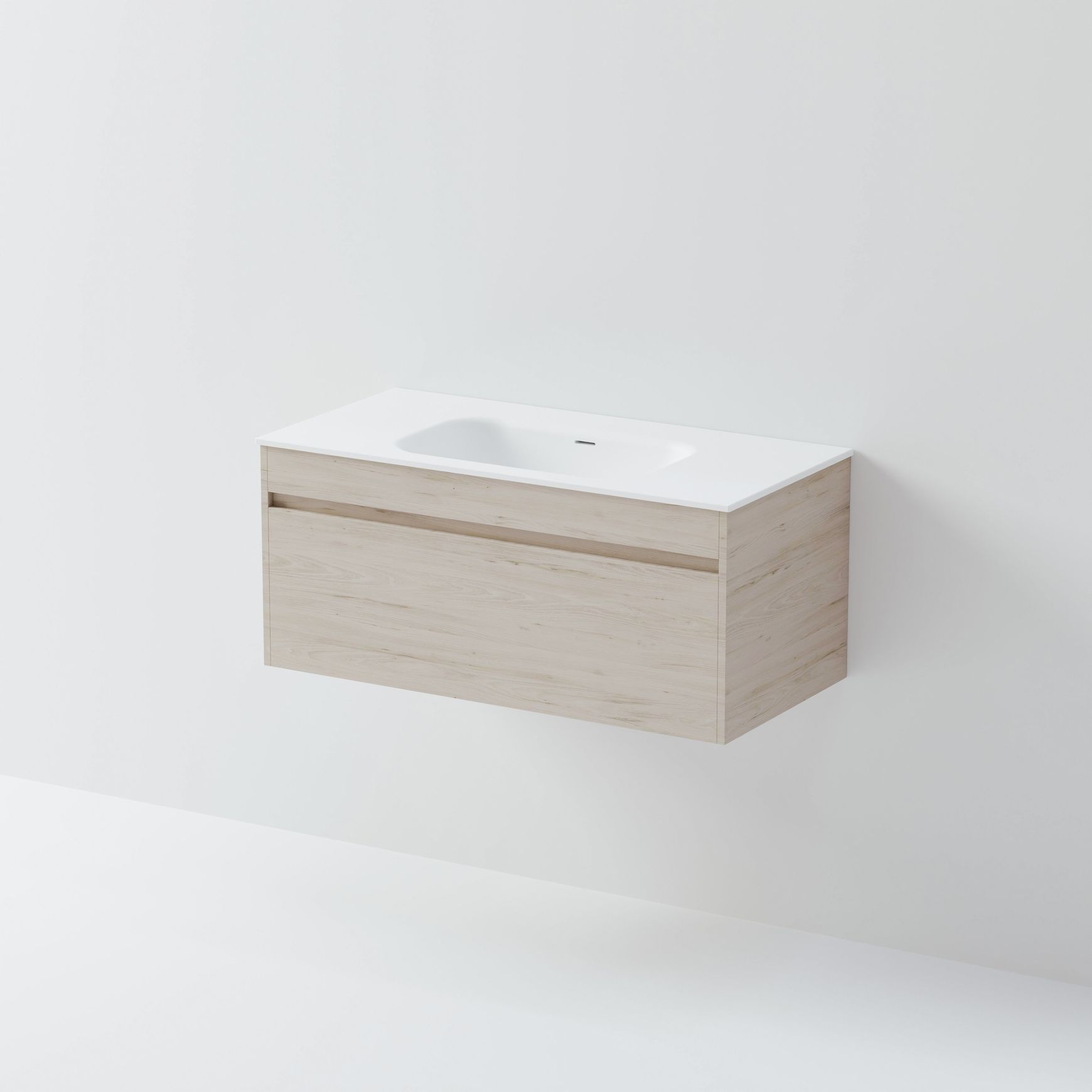 Luxe 1000 Wall Hung Vanity | Single Drawer