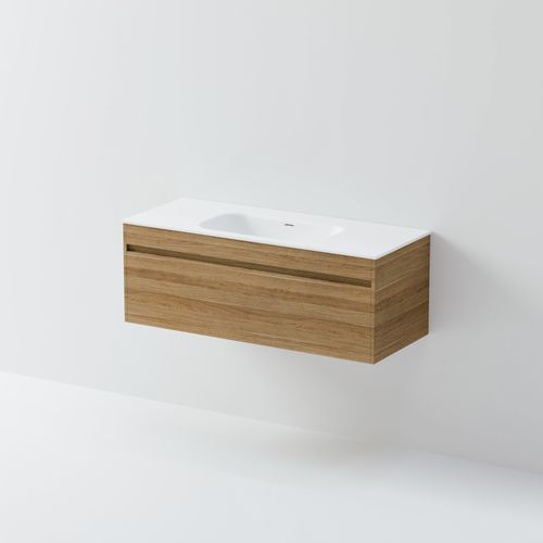 Luxe 1200 Wall Hung Single Basin Vanity |Single Drawer