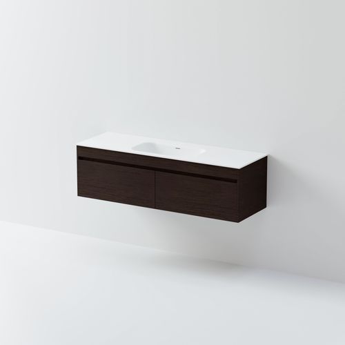 Code Luxe 1500 Wall Hung Single Basin Vanity |2 Drawer