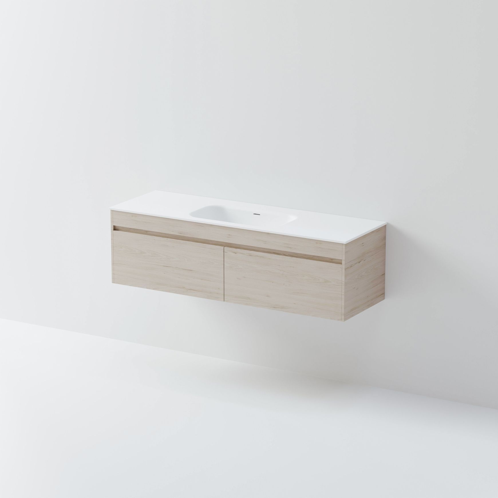 Code Luxe 1500 Wall Hung Single Basin Vanity |2 Drawer