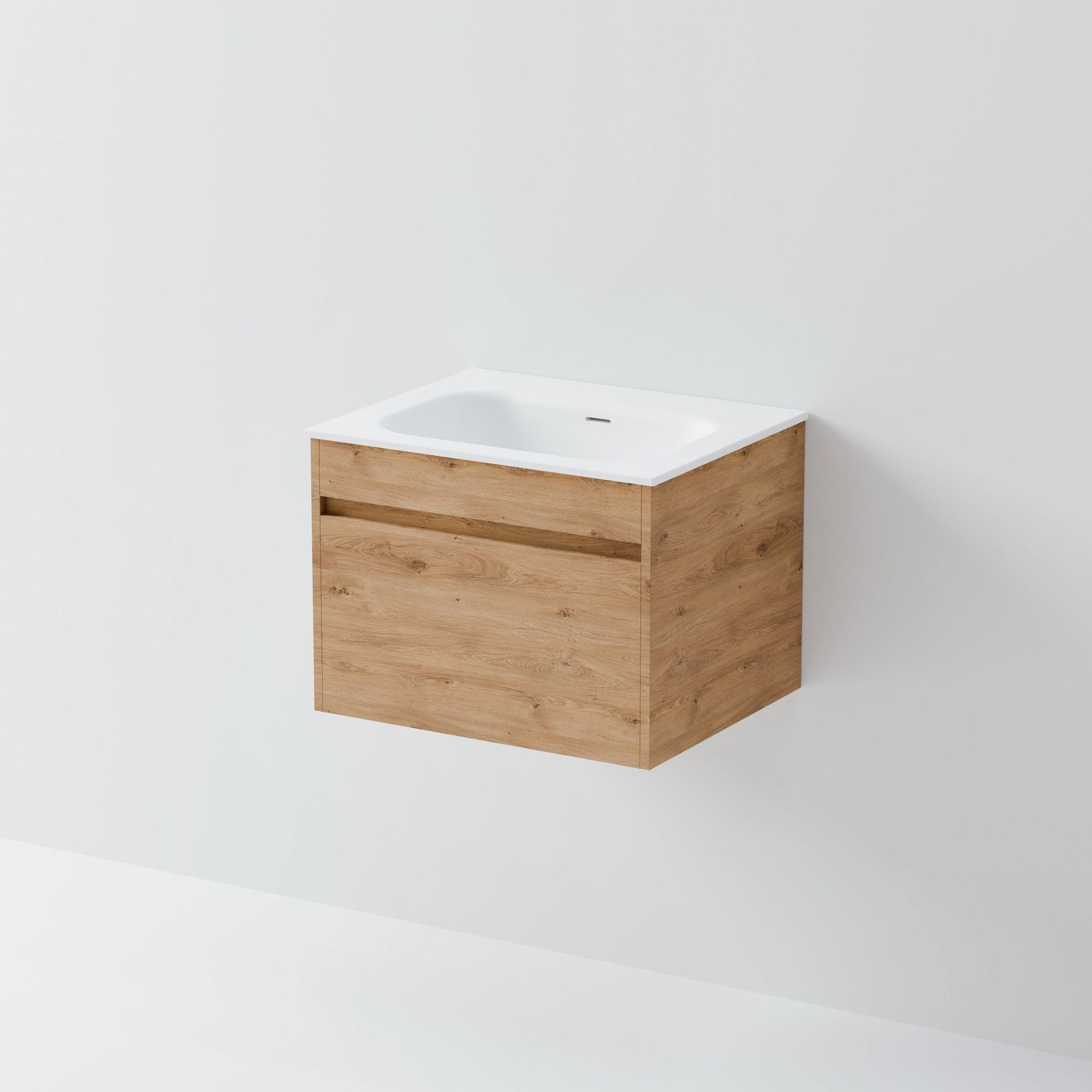 Code Luxe 600 Wall Hung Vanity | Single Drawer