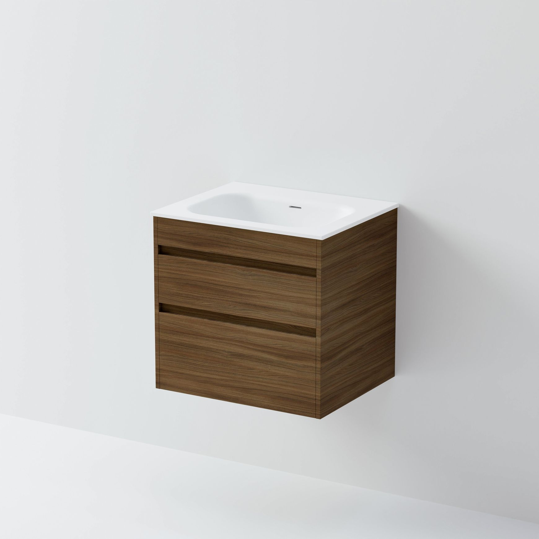 Code Luxe 600 Wall Hung Vanity |  2 Drawer