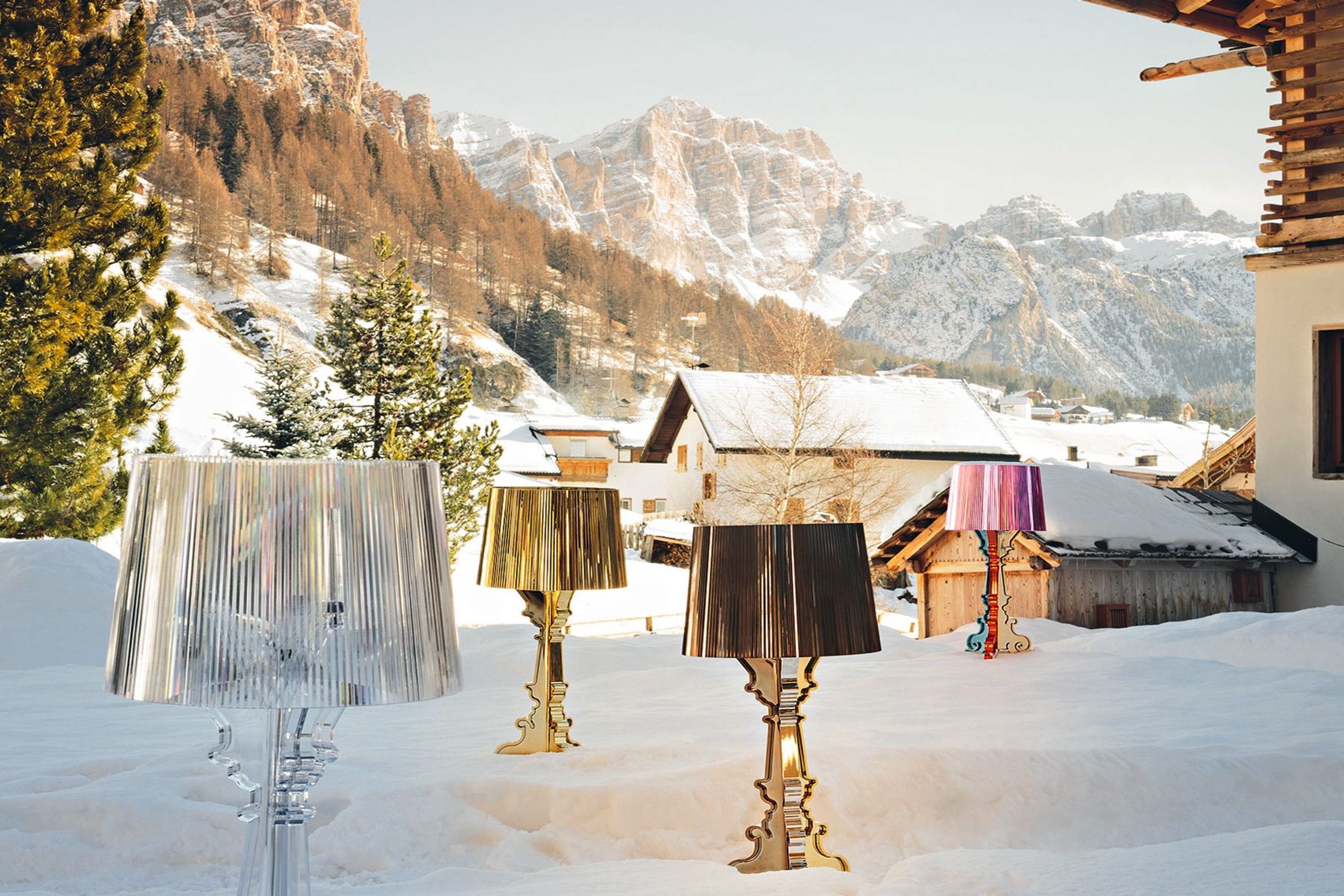Bourgie Table Lamp - Metallic