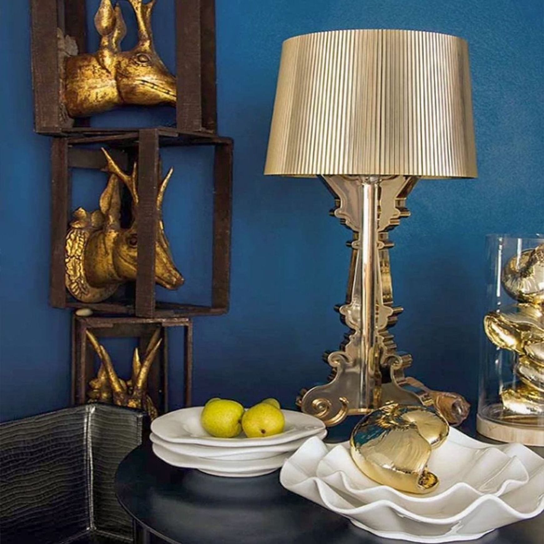 Bourgie Table Lamp - Metallic