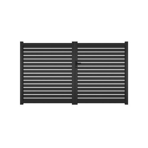 Lincoln Aluminium Privacy Slat Gate
