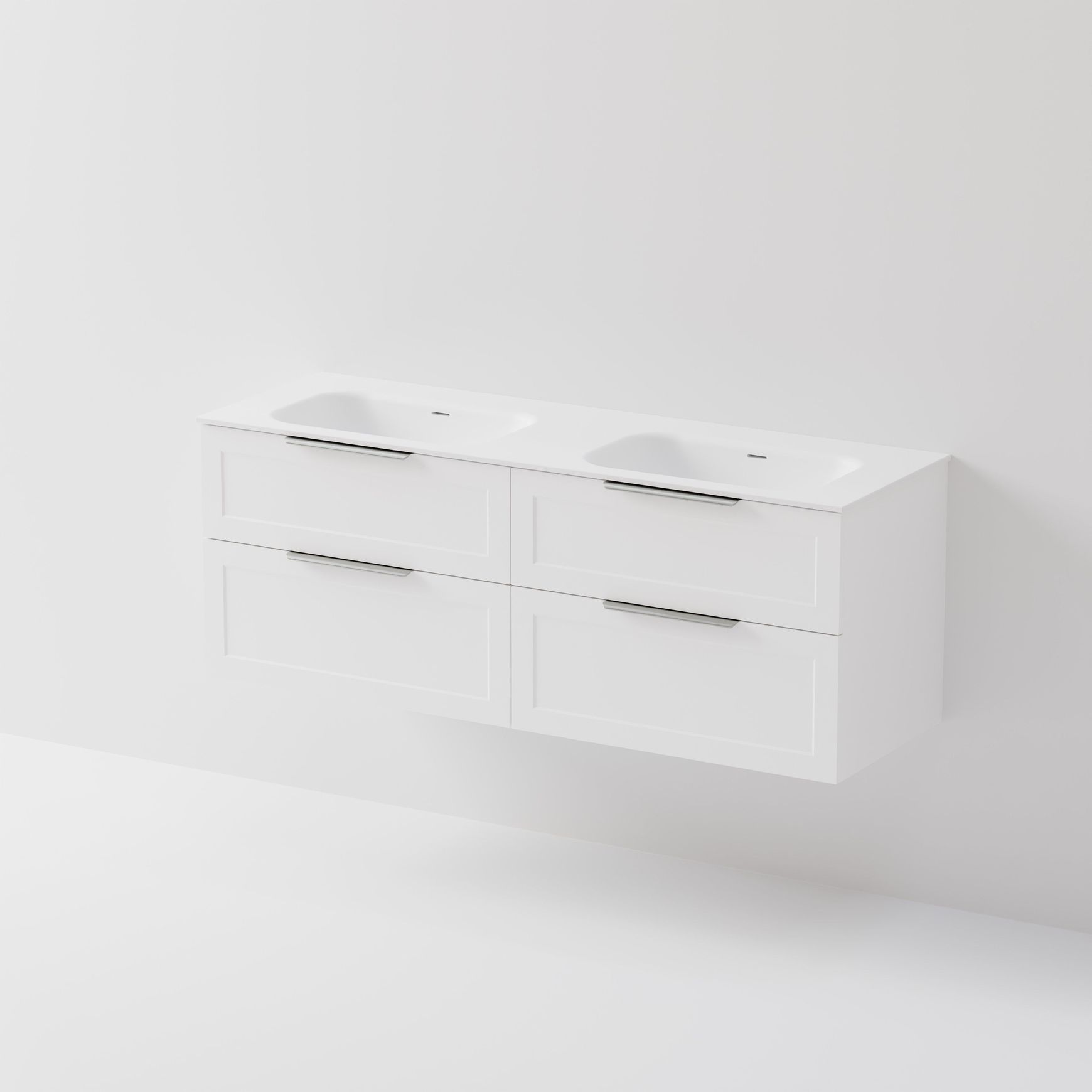 Lineare 1500 Vanity | 4 Drawer | Inset Basin