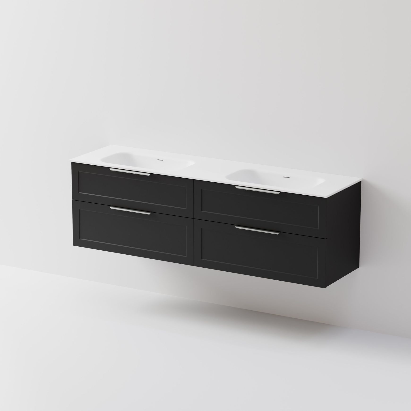 Lineare 1800 Vanity | 4 Drawer | Inset Basin